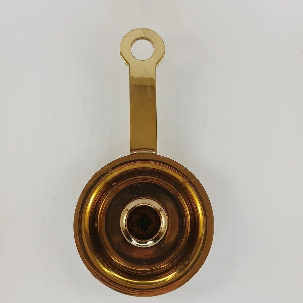 Vintage Baldwin Brass Skillet Chamberstick Candlestick‎ 8